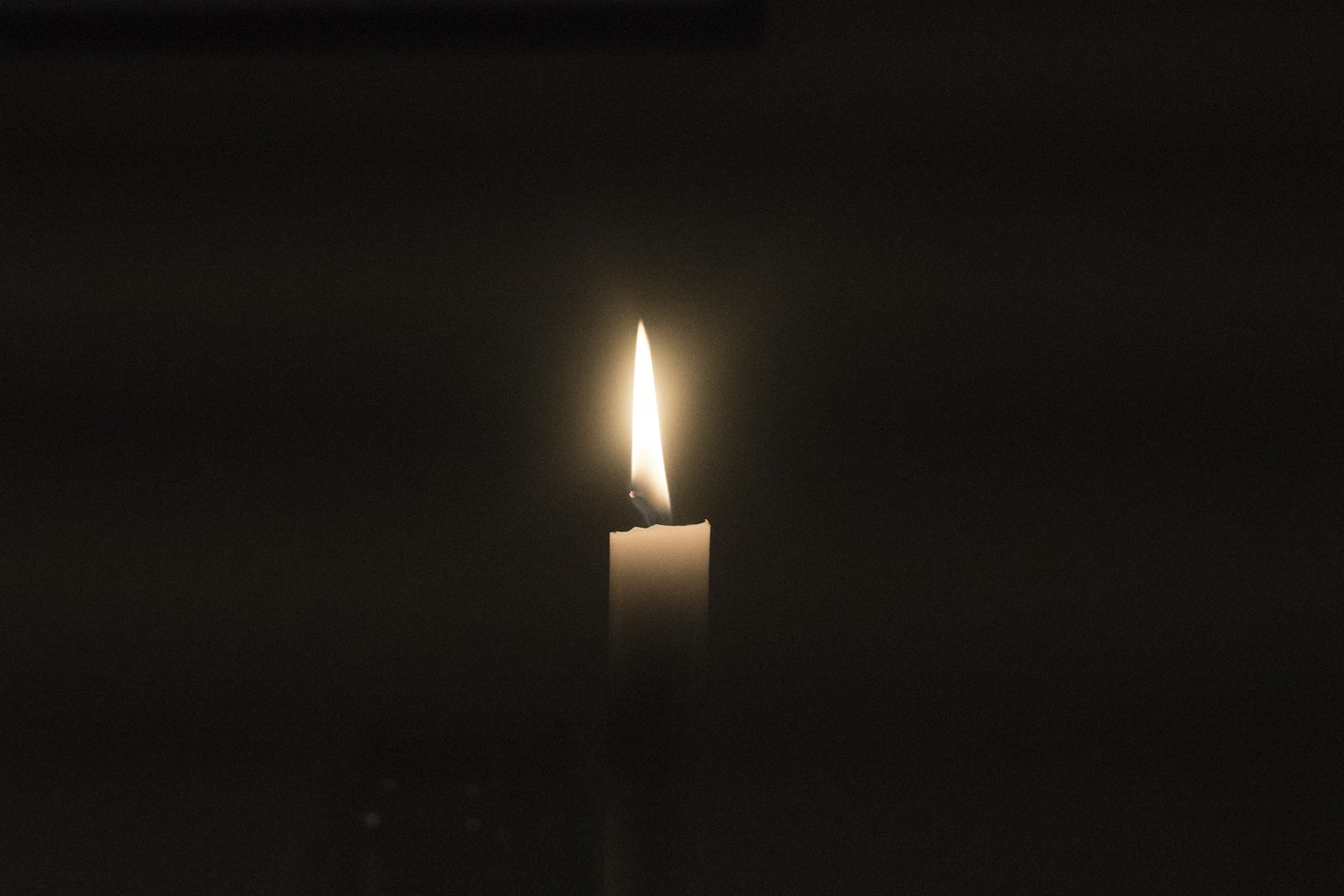 lighted candle