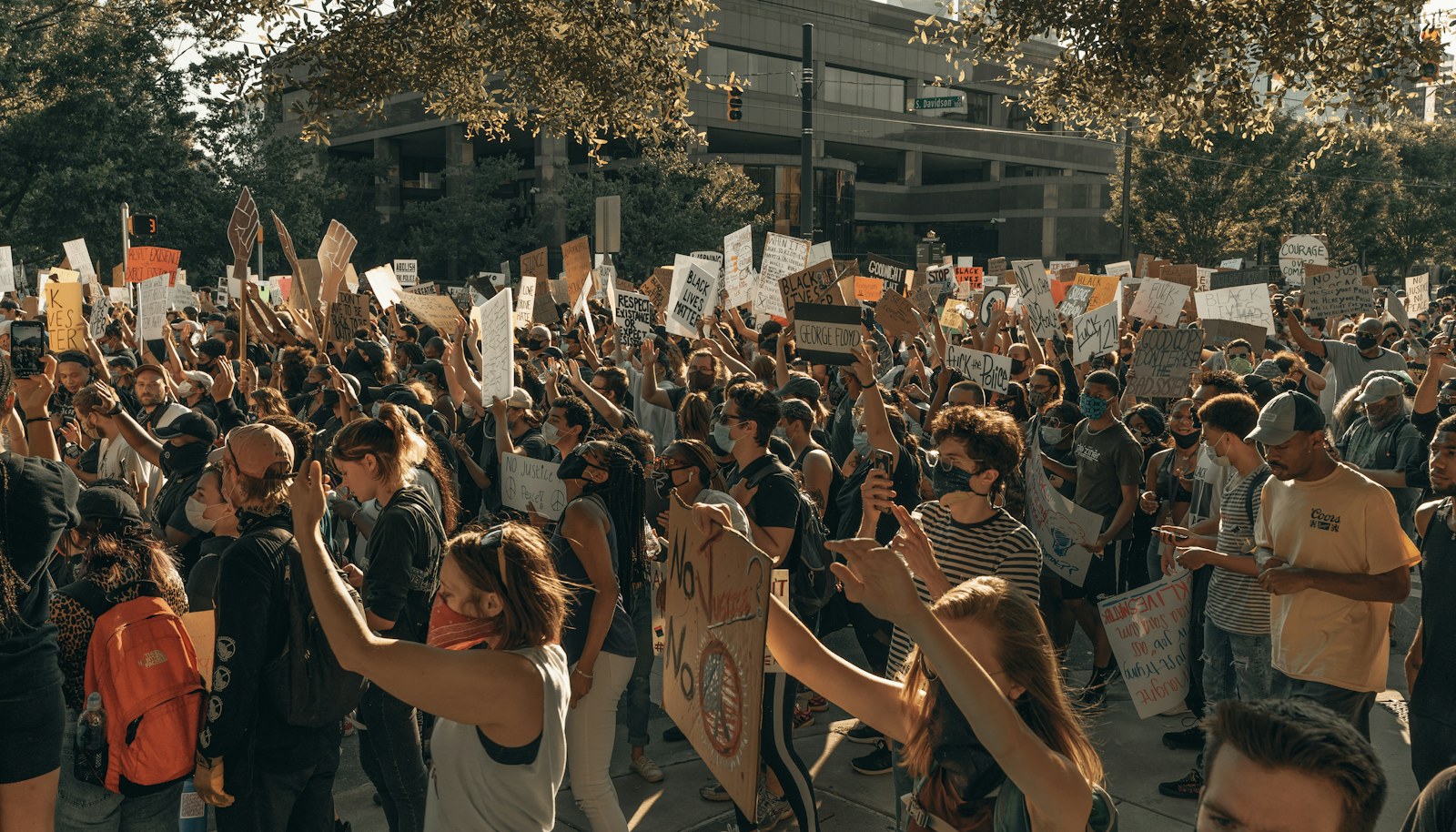 people gathering on street during daytime